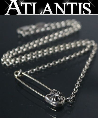 CHROME HEARTS Silver Safety Pin 1P Diamond Size ONE SIZE