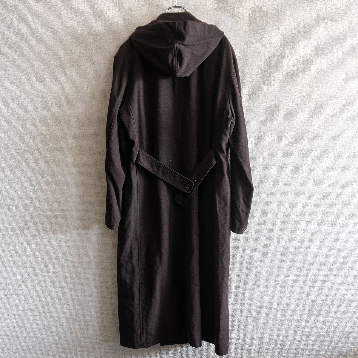 Y's for Men Hooded Long Trench Coat Size 3