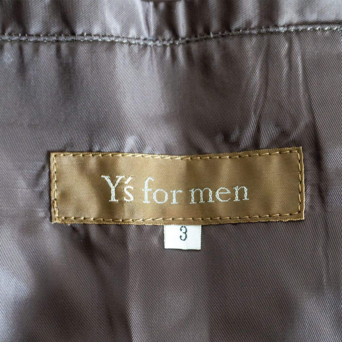 Y's for Men Hooded Long Trench Coat Size 3
