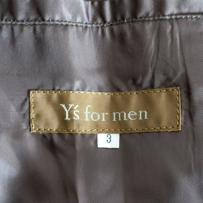 Y's for Men Hooded Long Trench Coat Size 3