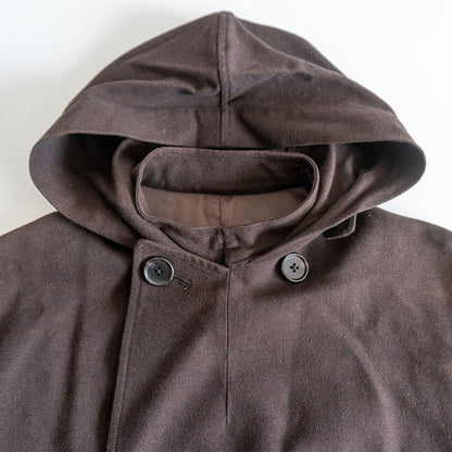 Y's for Men Hooded Long Trench Coat Size 3