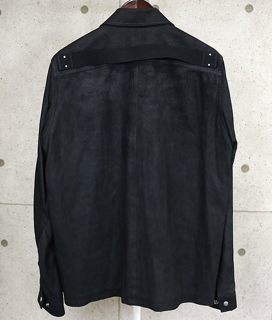 RICK OWENS FW25 BRAD JKT Leather Jacket Black Size 48