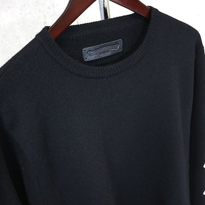 CHROME HEARTS Floral Cross Cashmere Sweater Black Size L