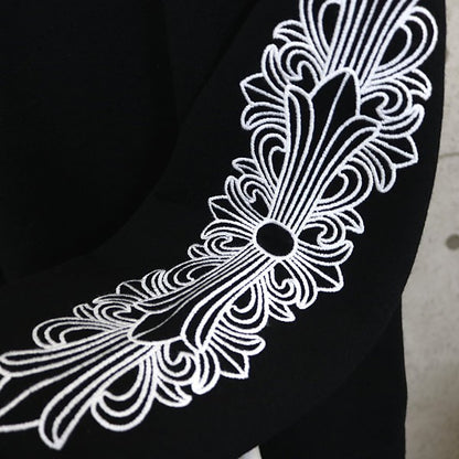 CHROME HEARTS Floral Cross Cashmere Sweater Black Size L