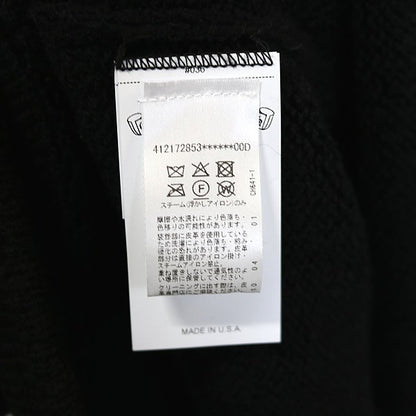 CHROME HEARTS Floral Cross Cashmere Sweater Black Size L