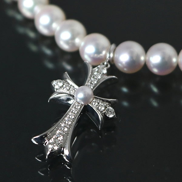 CHROME HEARTS x Mikimoto Diamond Cross Pearl Size ONE SIZE