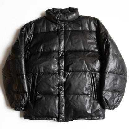 WIND ARMOR Leather down jacket Black Size M