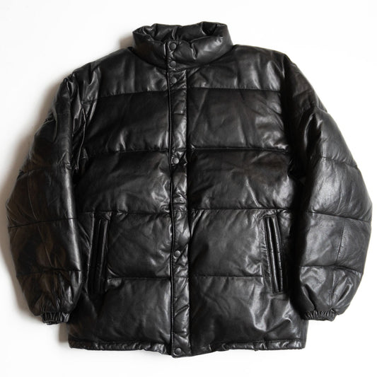 WIND ARMOR Leather down jacket Black Size M