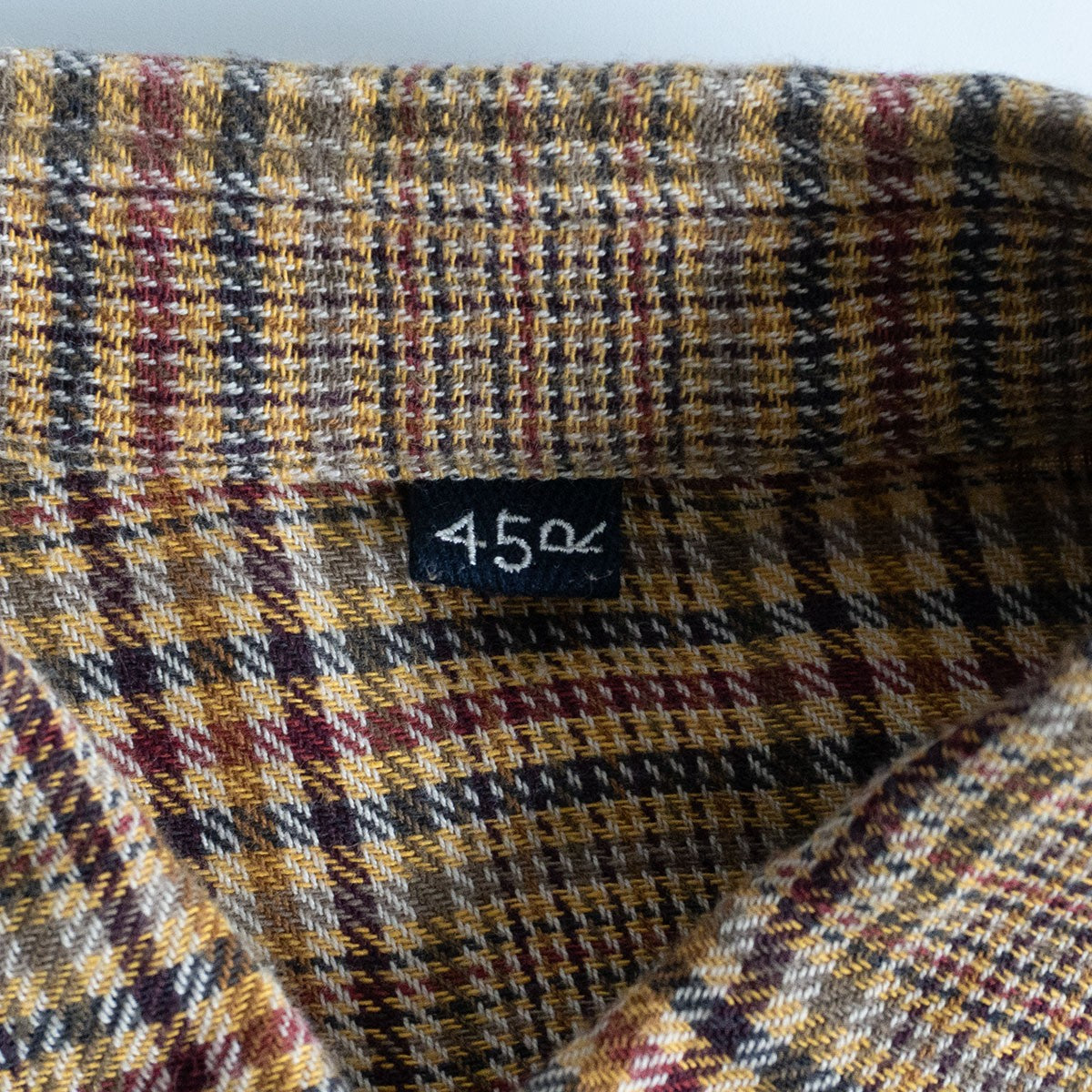 45R Indian Thin Flannel Relaxed Big Shirt Dress Size XS