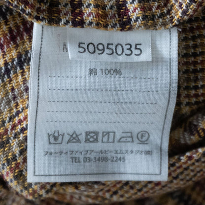 45R Indian Thin Flannel Relaxed Big Shirt Dress Size XS