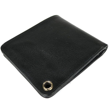 CHROME HEARTS 1 Snap Cross Button Leather Size ONE SIZE