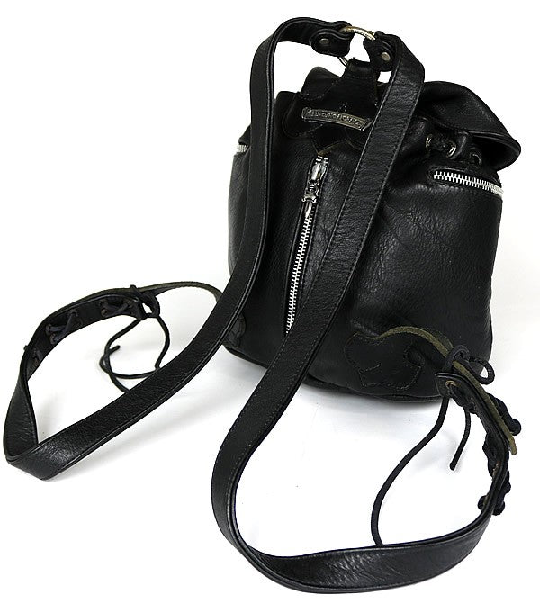 CHROME HEARTS Flare Knee Mini Leather Backpack Size ONE SIZE