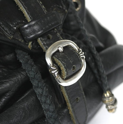 CHROME HEARTS Flare Knee Mini Leather Backpack Size ONE SIZE