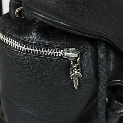 CHROME HEARTS Flare Knee Mini Leather Backpack Size ONE SIZE