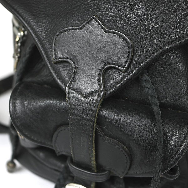 CHROME HEARTS Flare Knee Mini Leather Backpack Size ONE SIZE