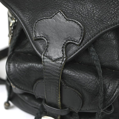 CHROME HEARTS Flare Knee Mini Leather Backpack Size ONE SIZE