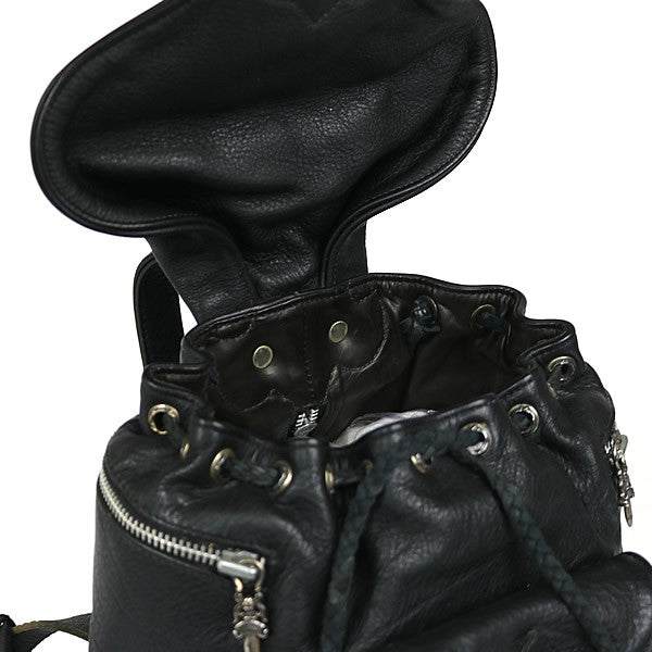 CHROME HEARTS Flare Knee Mini Leather Backpack Size ONE SIZE