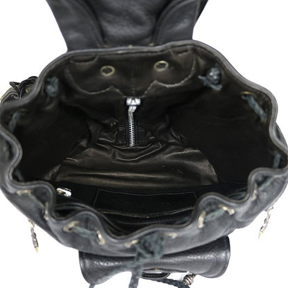 CHROME HEARTS Flare Knee Mini Leather Backpack Size ONE SIZE