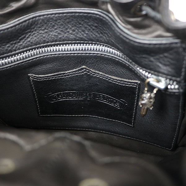 CHROME HEARTS Flare Knee Mini Leather Backpack Size ONE SIZE