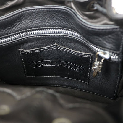 CHROME HEARTS Flare Knee Mini Leather Backpack Size ONE SIZE