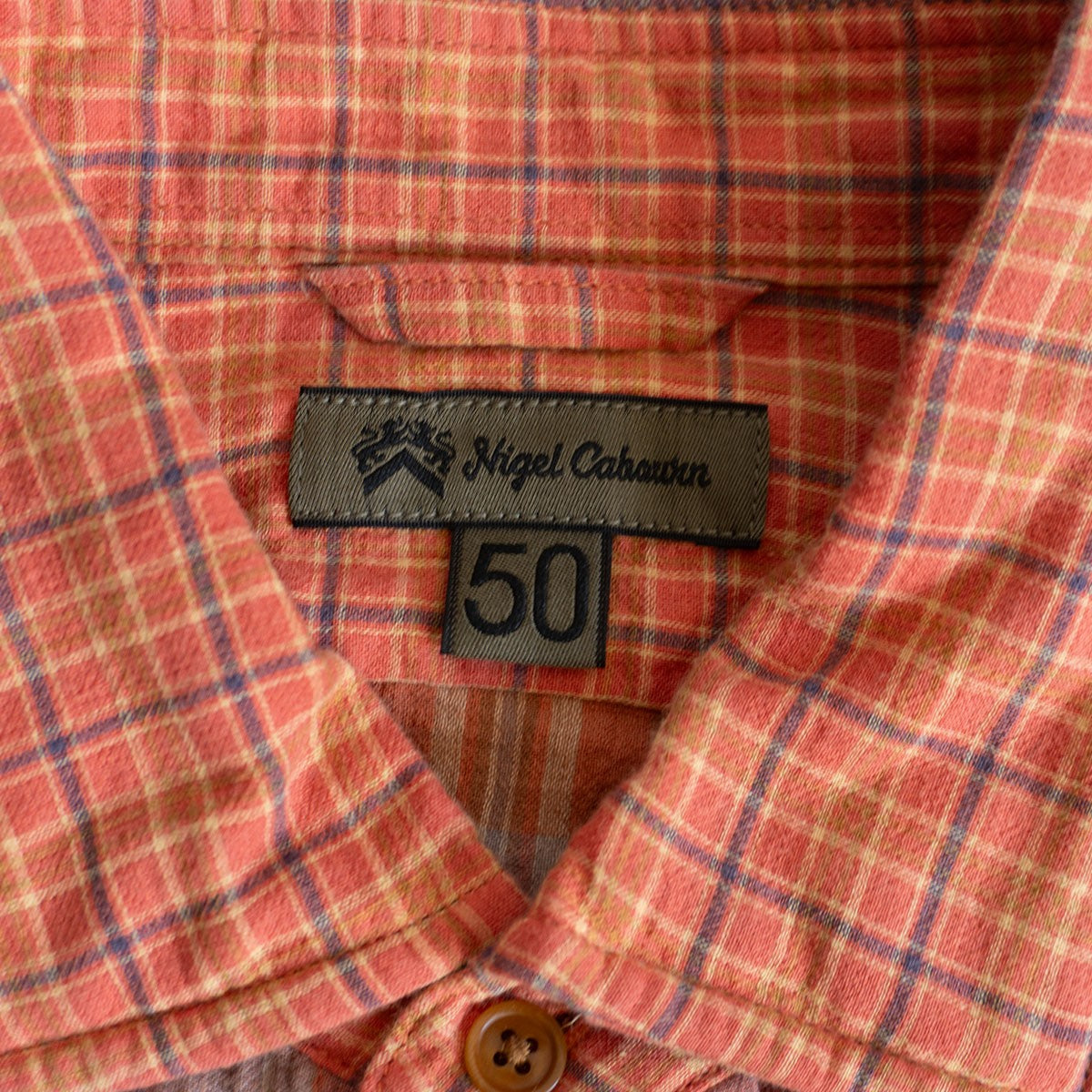 Nigel Cabourn 50 30"S BRITISH ARMY SHIRT - OZONE BLEACH Size 50