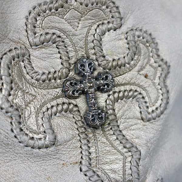 CHROME HEARTS Filigree Cross Leather Shoulder Size ONE SIZE