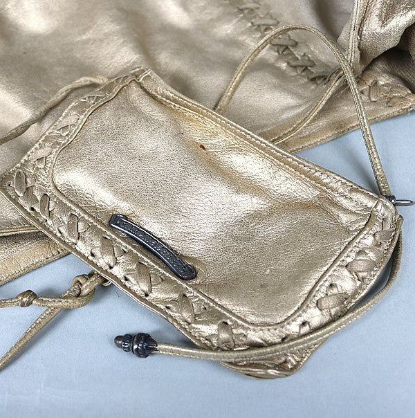 CHROME HEARTS Filigree Cross Leather Shoulder Size ONE SIZE