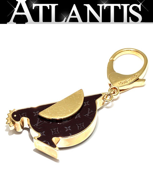 Louis Vuitton Monogram Animania Bag Charm Brown