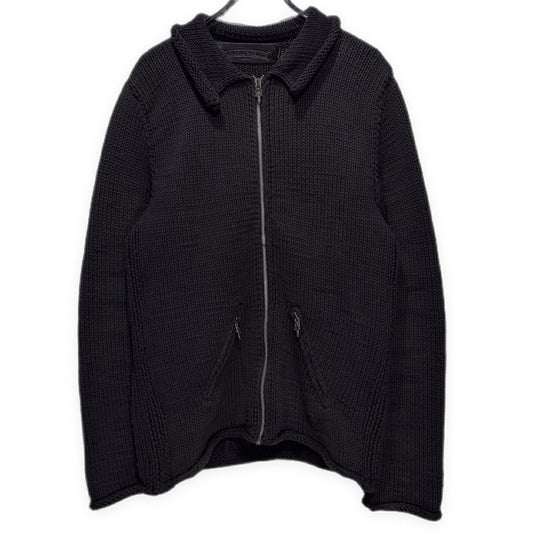 CHROME HEARTS Low Rider Dagger Zip Knit Jacket Black Size M