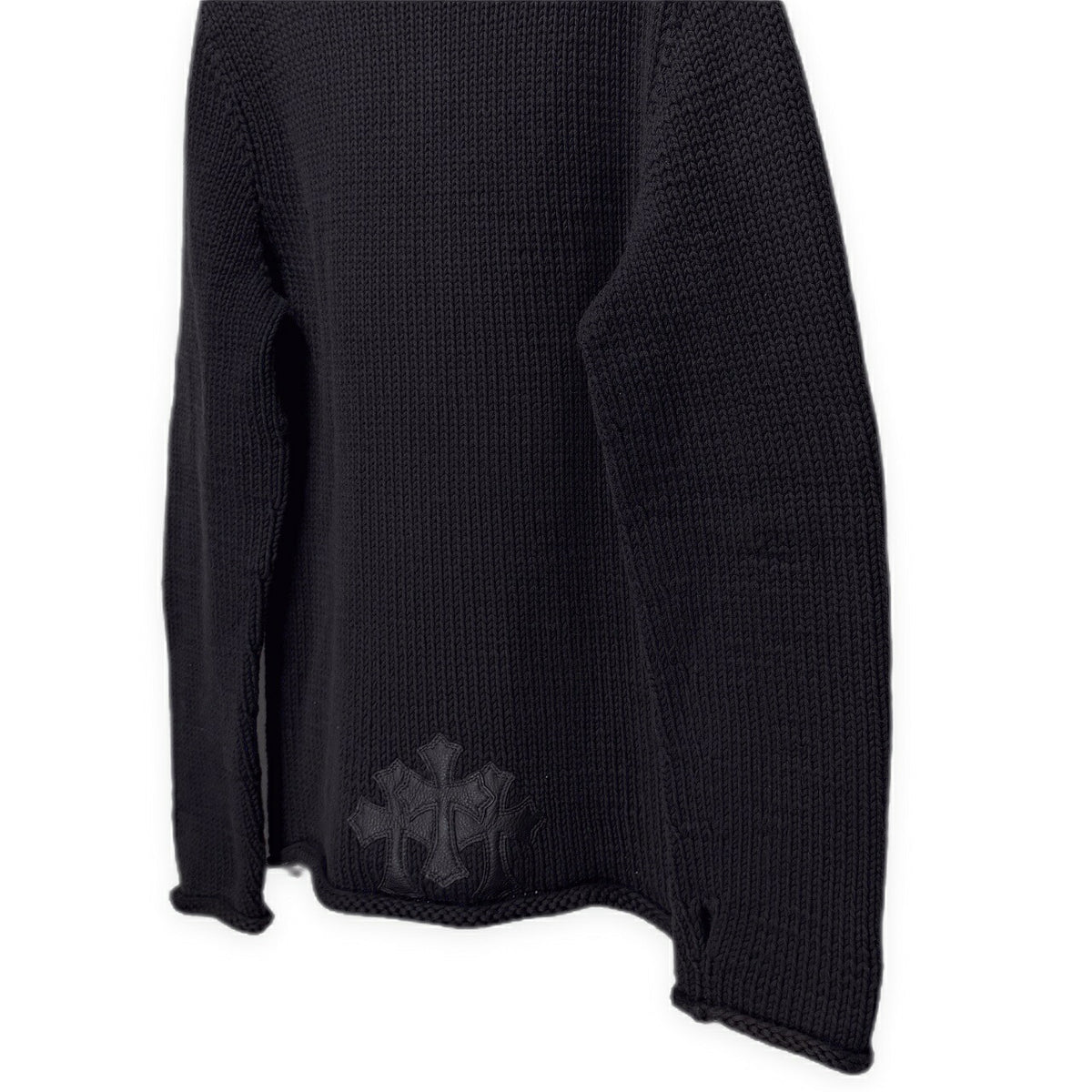 CHROME HEARTS Low Rider Dagger Zip Knit Jacket Black Size M