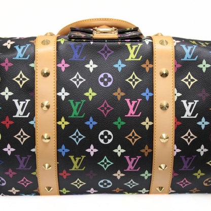 Louis Vuitton Keepall 45 Monogram Bag Black Size ONE SIZE
