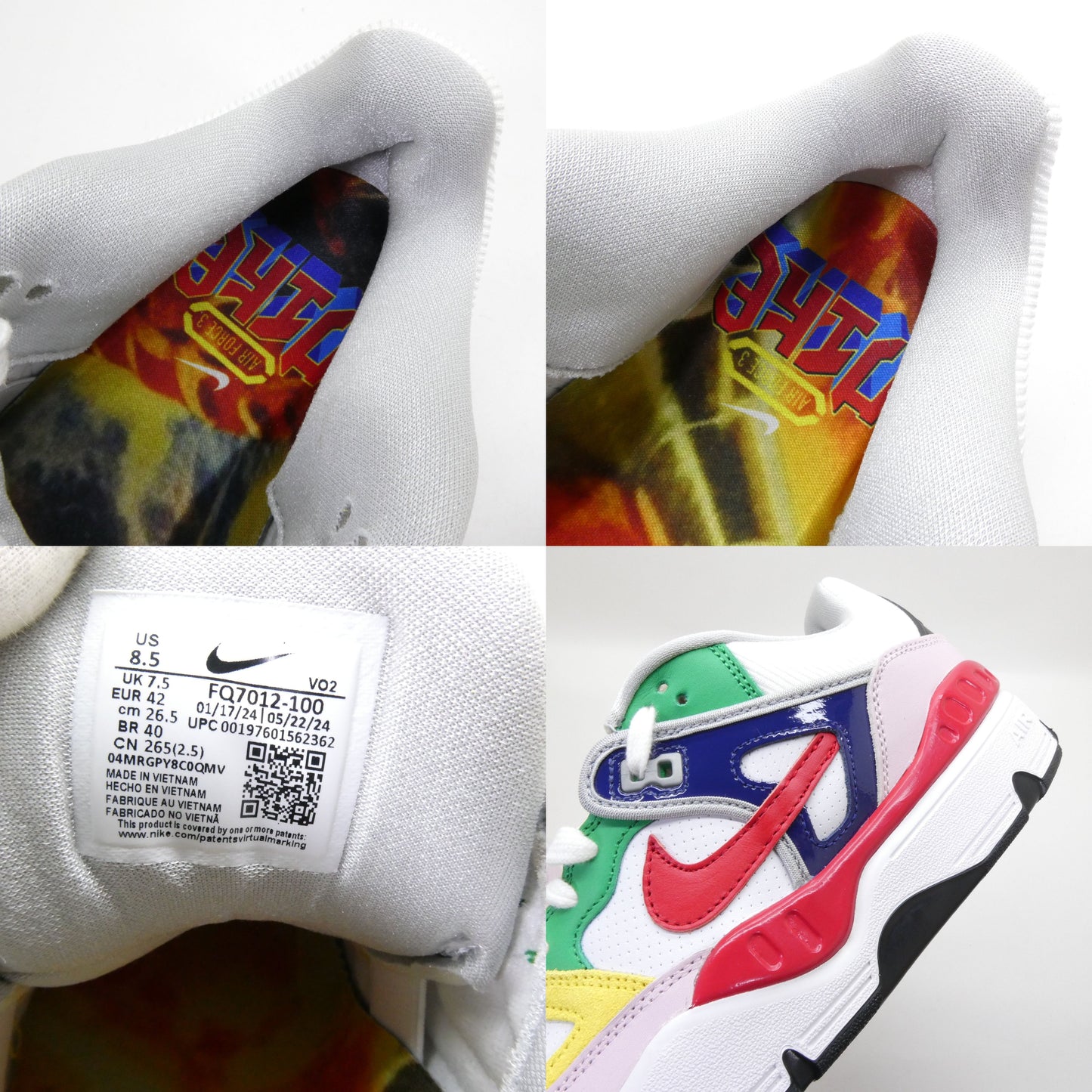 Nike NIGO x Air Force 3 Low SP Multi Sneakers