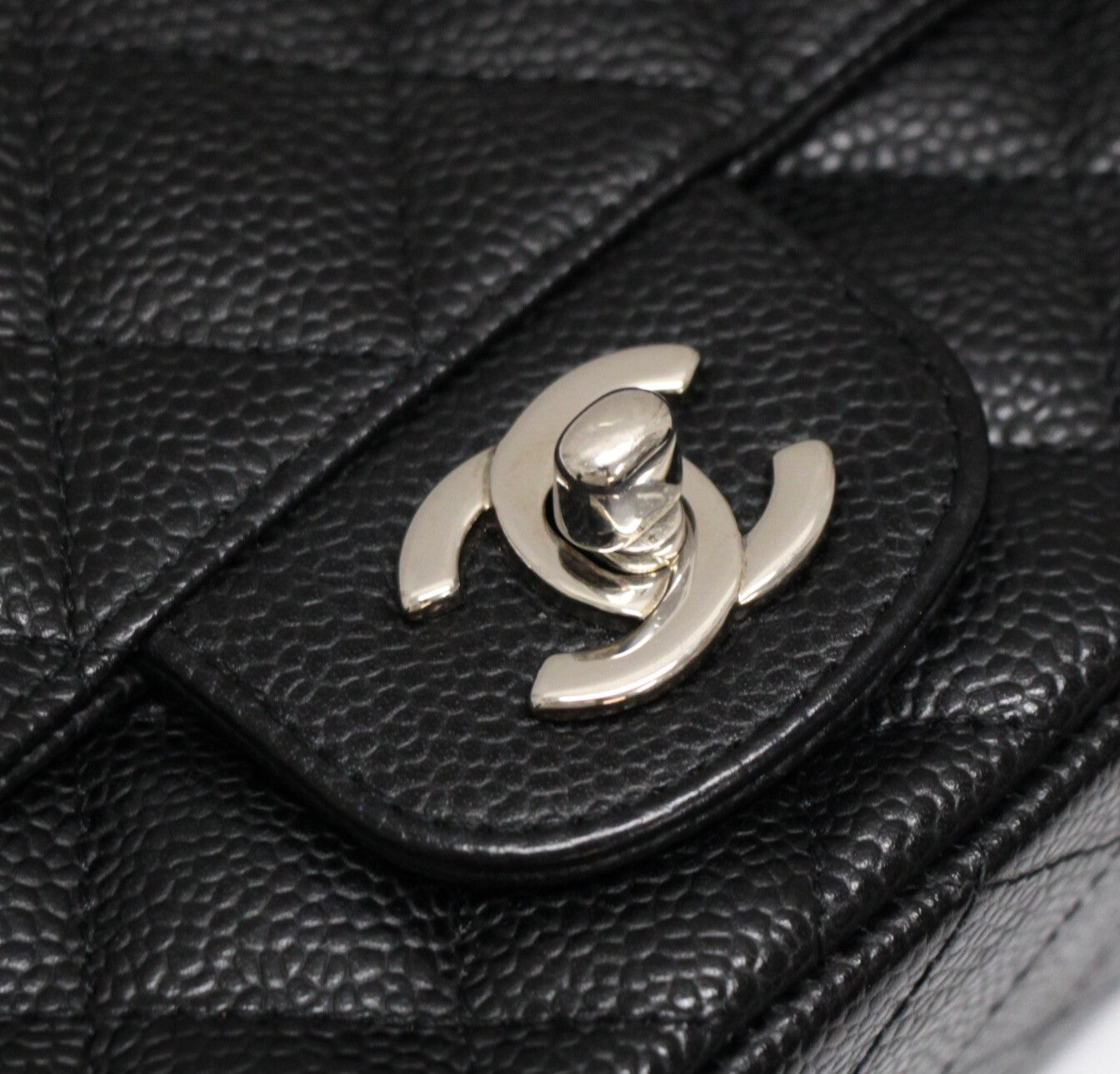 CHANEL Mini Matelasse 17 Caviar Bag Black Size ONE SIZE