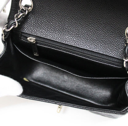 CHANEL Mini Matelasse 17 Caviar Bag Black Size ONE SIZE