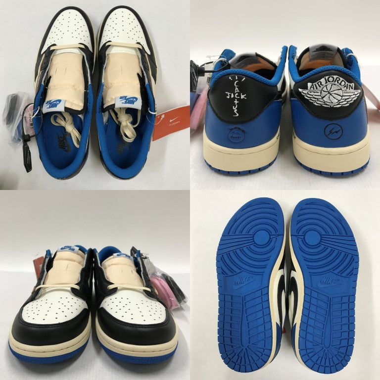 Nike Travis Scott Air Jordan 1 Low Multi Sneakers Size 27.5
