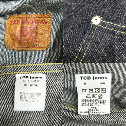 TCB jeans S40s War Model Denim Jacket Blue Size S44
