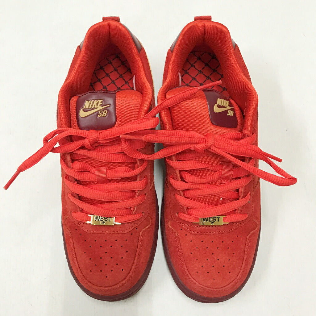 Nike Paul Rodriguez SB P-Rod 1 Red Sneakers Size 26.5