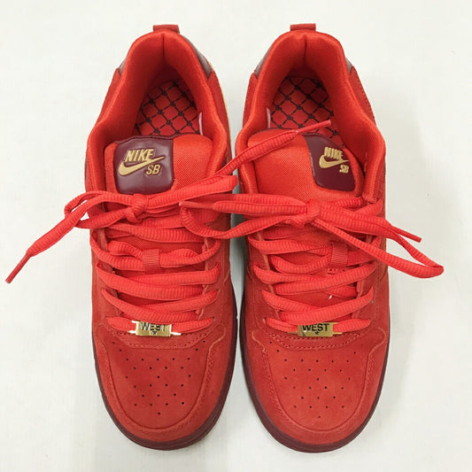 Nike Paul Rodriguez SB P-Rod 1 Red Sneakers Size 26.5