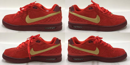 Nike Paul Rodriguez SB P-Rod 1 Red Sneakers Size 26.5