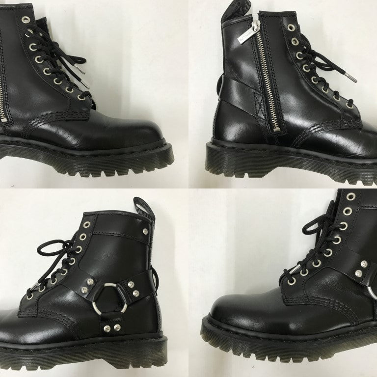 Dr. Martens 1460 Harness 8-Eye Boots Black Size EU41