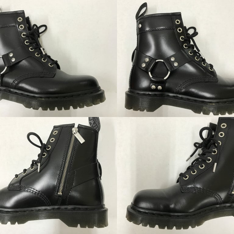 Dr. Martens 1460 Harness 8-Eye Boots Black Size EU41
