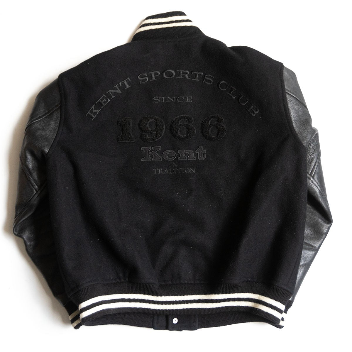Kent IN TRADITION Leather-sleeved varsity jacket Size L