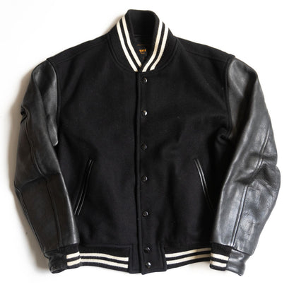 Kent IN TRADITION Leather-sleeved varsity jacket Size L