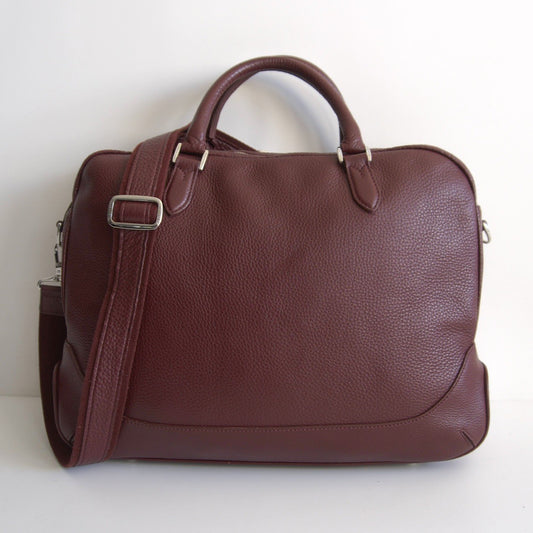 PELLE MORBIDA Maiden Voyage Convertible Brief Bag Red