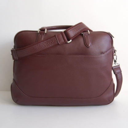 PELLE MORBIDA Maiden Voyage Convertible Brief Bag Red
