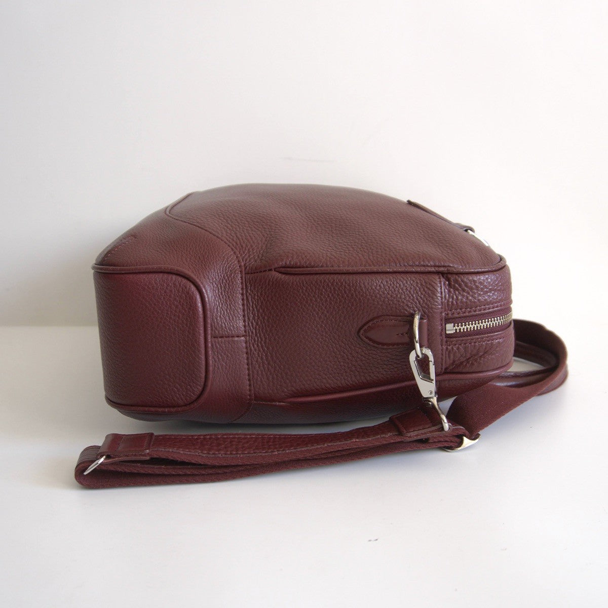 PELLE MORBIDA Maiden Voyage Convertible Brief Bag Red