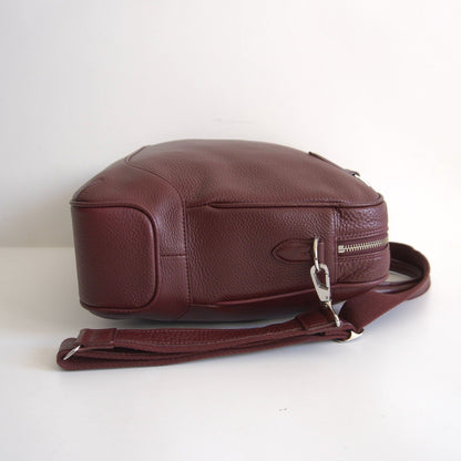 PELLE MORBIDA Maiden Voyage Convertible Brief Bag Red
