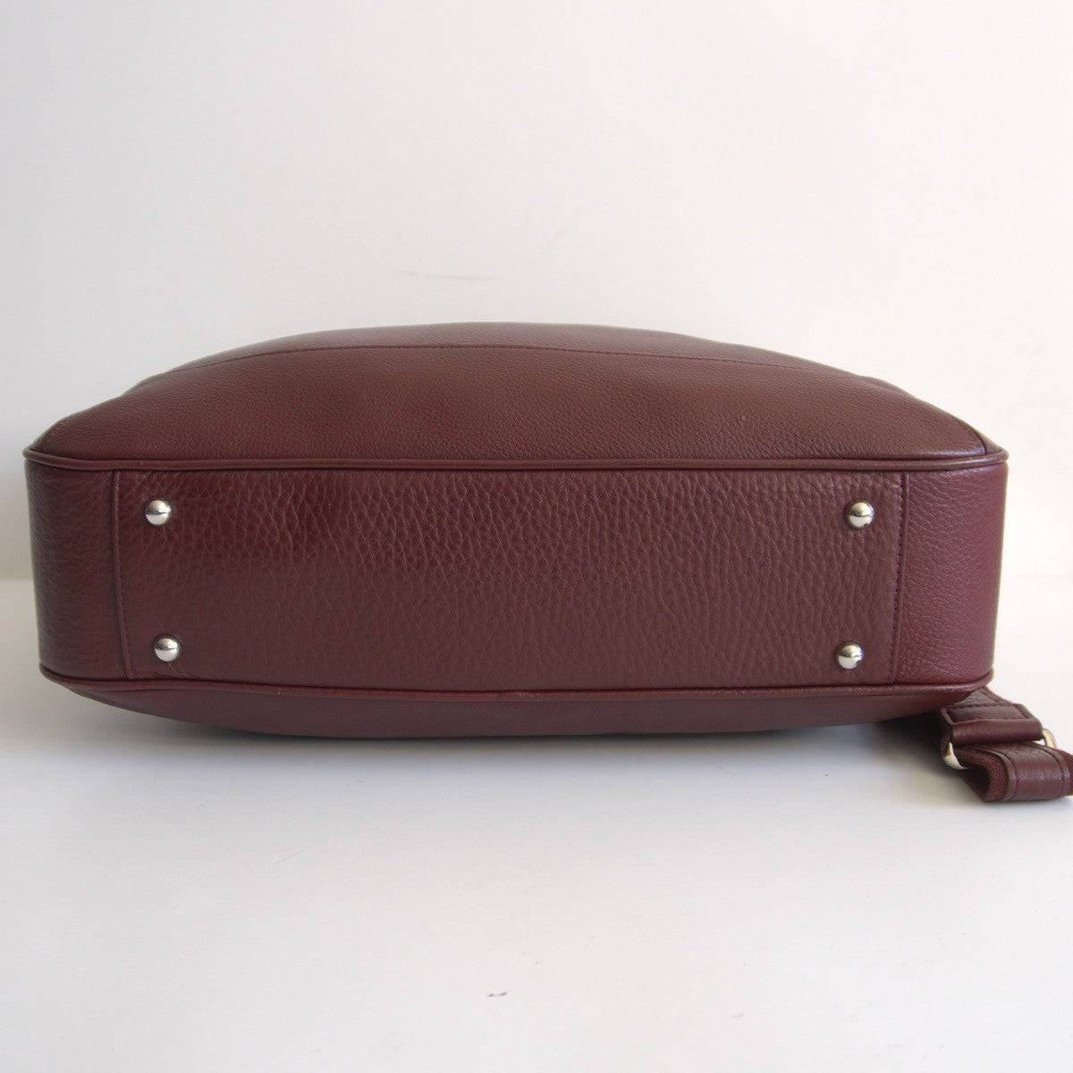 PELLE MORBIDA Maiden Voyage Convertible Brief Bag Red