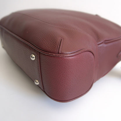 PELLE MORBIDA Maiden Voyage Convertible Brief Bag Red