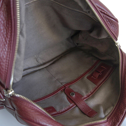PELLE MORBIDA Maiden Voyage Convertible Brief Bag Red
